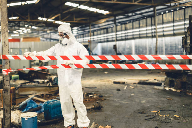 Professional Biohazard technician working in Mansfield, PA